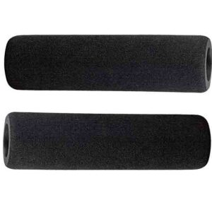 Coppia Manopole "Pipe" in Neoprene per Bicicletta - Nero - 130mm